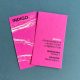Wizytówki różowe