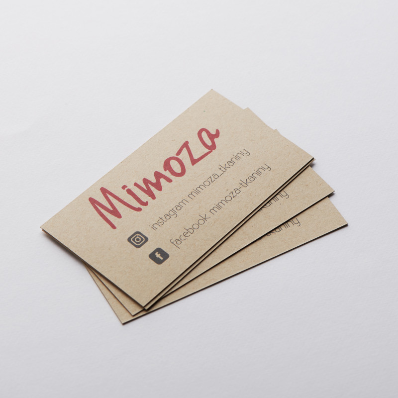 Wizytówki 100% recycled