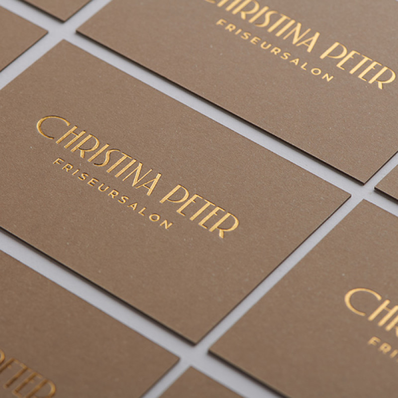 Wizytówki brązowe