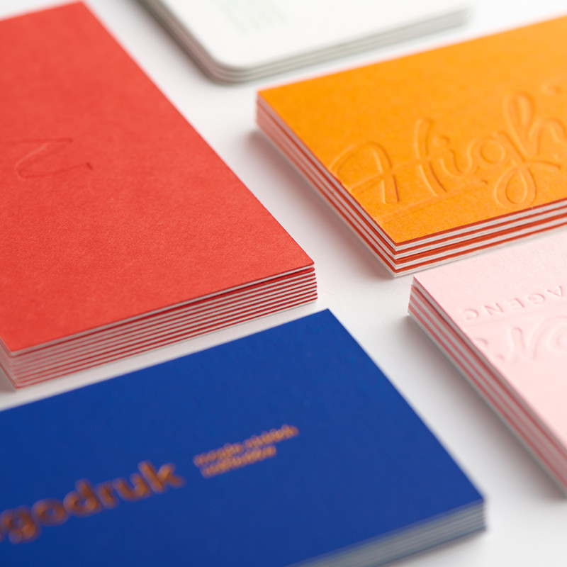 Wizytówki trzywarstwowe