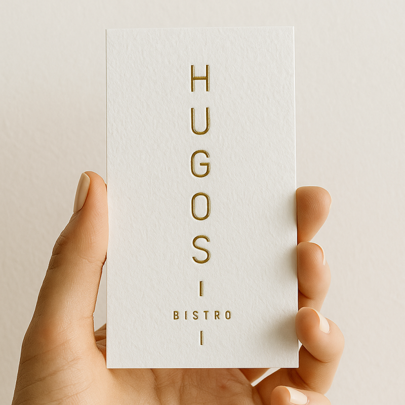 Wizytówki fakturowane