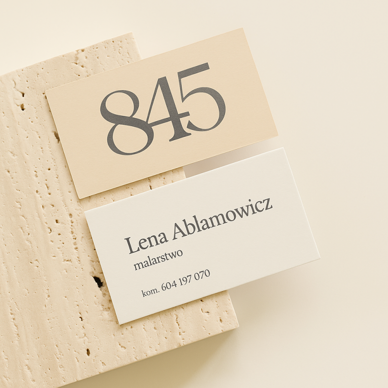 Wizytówki rough